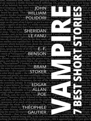 cover image of 7 best short stories--Vampire